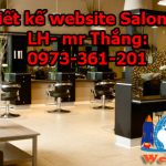 Thiết kế website giá rẻ salon tóc chuyên nghiệp chuẩn seo chuẩn di động