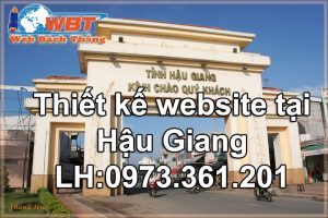 Thiết kế website giá rẻ Hậu Giang